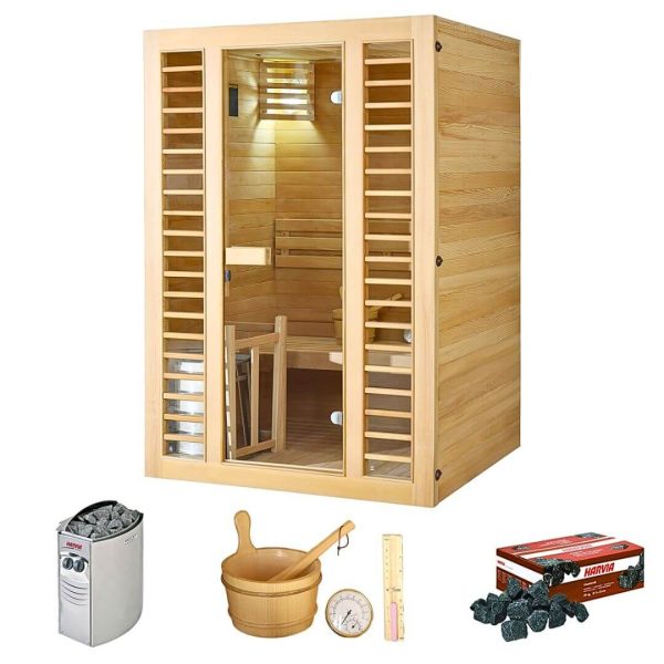 Sauna para dos con accesorios
