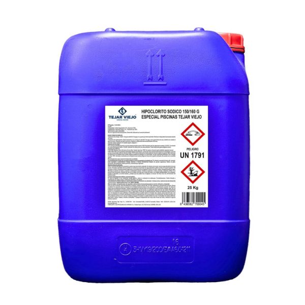 Hipoclorito sódico especial piscinas