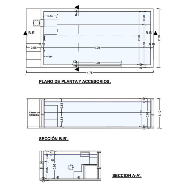 Piscina elevada acero rígido ILÚ PRO 240