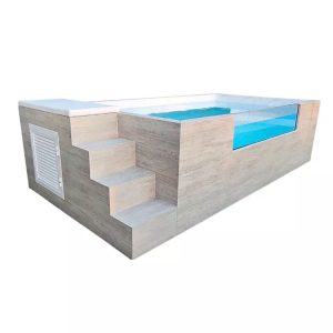 Piscina elevada de acero rígido sin obras Ilú pro 230