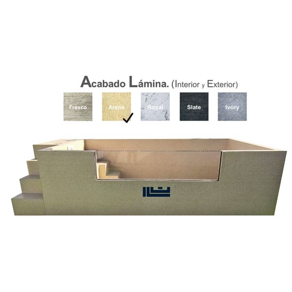 Piscina elevada sin obras ILÚ PRO 230