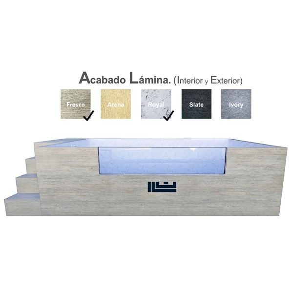 Piscina elevada ILÚ PRO 235 sin obras