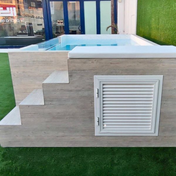 Piscina elevada ILÚ PRO 240 de acero rígido