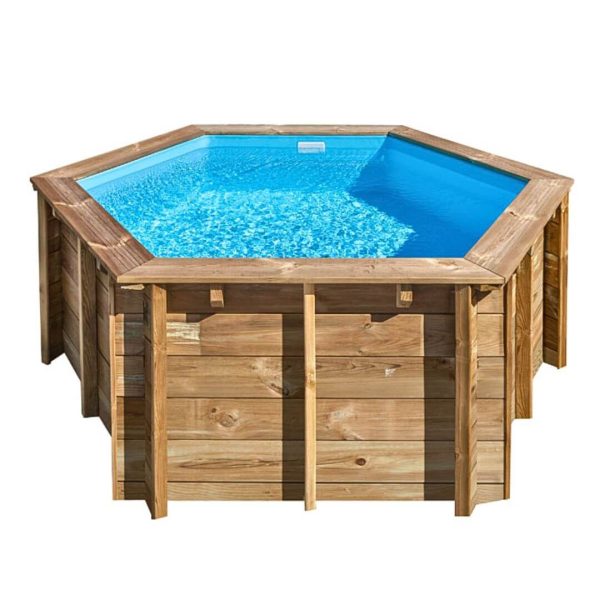 Piscina de madera redonda Lili 2