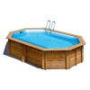 Piscina ovalada de madera Canelle 2 de Gre