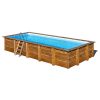 Piscina rectangular de madera Braga de Gre