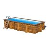 Piscina de madera rectangular Papaya de Gre