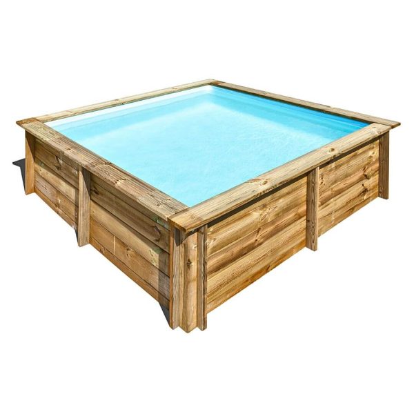 Piscina de madera cuadrada City de Gre