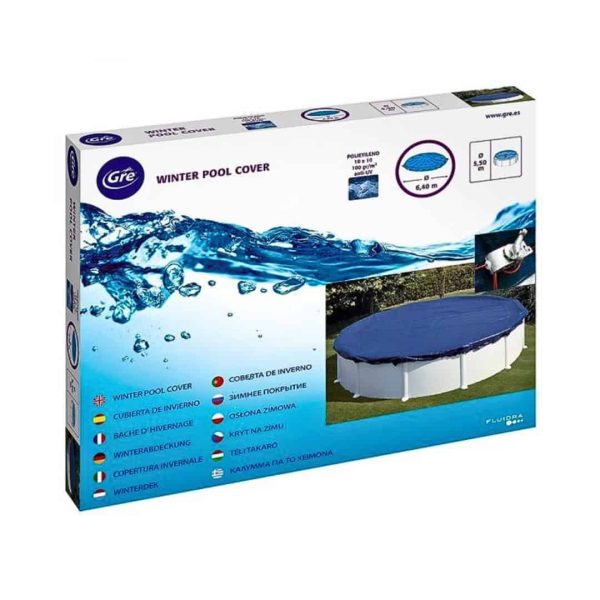 Cubierta de invierno para piscina de acero redonda de 540mm