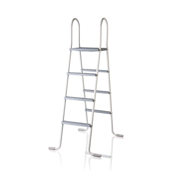 Escalera de seguridad Gre 2x3 peldaños de acero galvanizado con plataforma