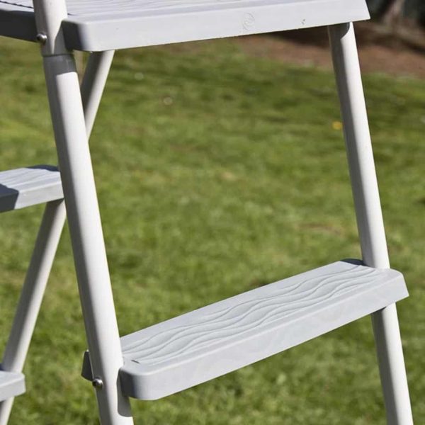 Escalera de seguridad Gre 2x3 peldaños para piscina desmontable
