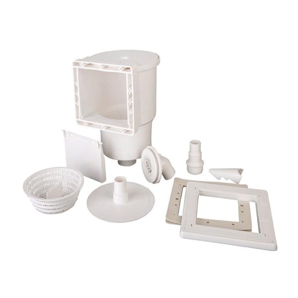 Skimmer de piscina elevada blanco Gre