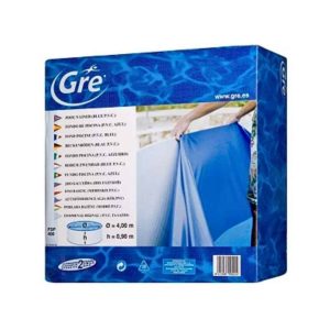 Liner para piscina de acero redonda con sistema overlap