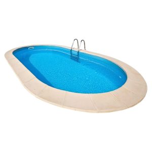 Piscina enterrada ovalada de acero Madagascar de Gre