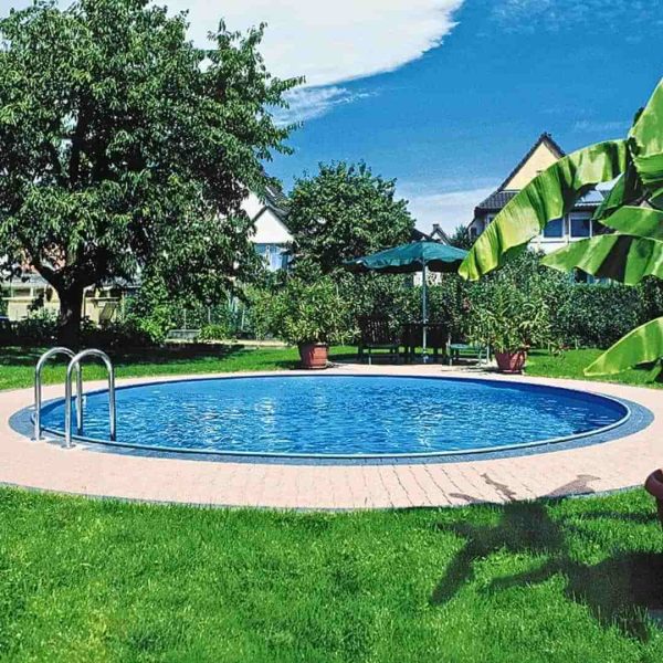 Piscina Sumatra enterrada circular