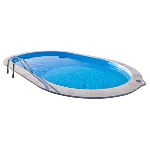 Piscina de acero enterrada Sumatra ovalada