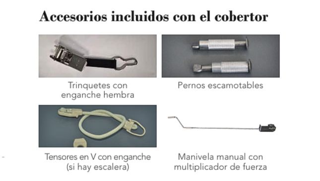 Accesorios del cobertor para piscina Master Basic