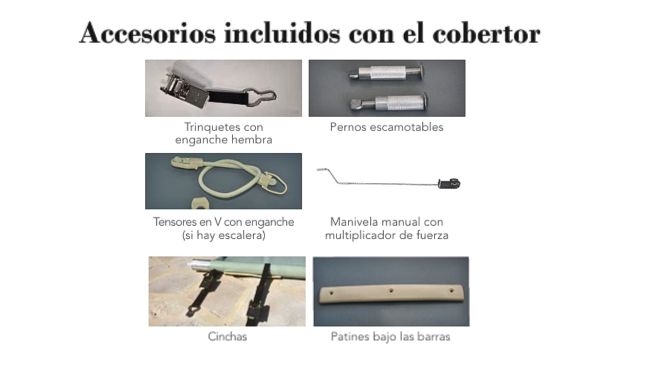 Accesorios del cobertor para piscina Master Classic