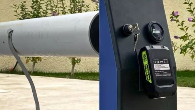 Cubierta de lamas para piscina a batería Power Roll
