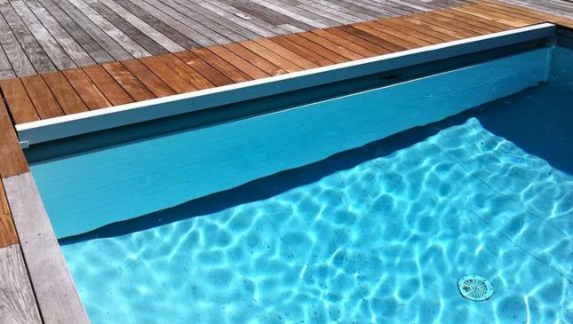 Cubierta de lamas para piscina master sumergida de aquamaster