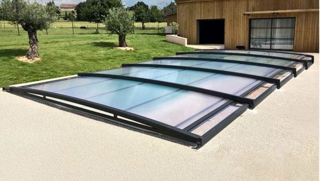 Cubierta de piscina baja master 1.2 de aquamaster