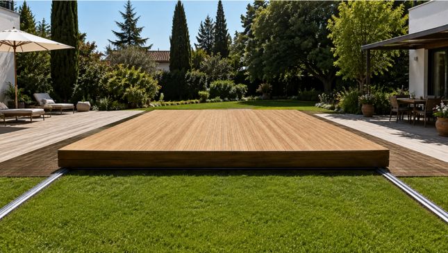 Terraza cubierta para piscina Master Deck