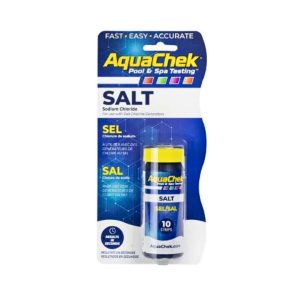 Analizador de sal de piscina en 10 tiras Aquachek