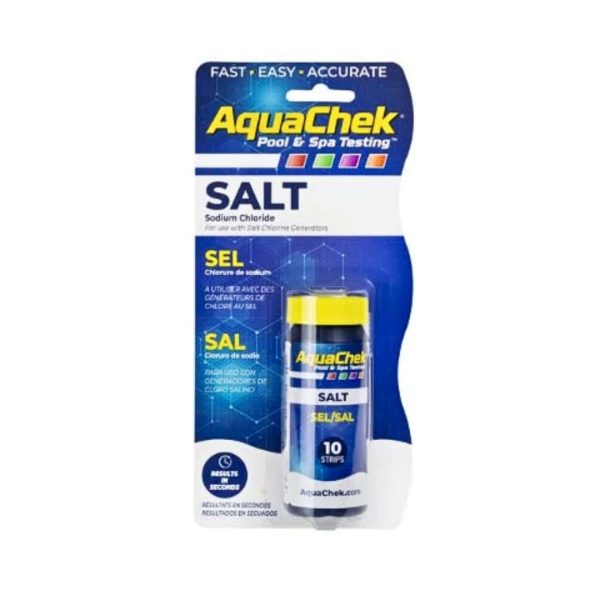 Analizador de sal de piscina en 10 tiras Aquachek