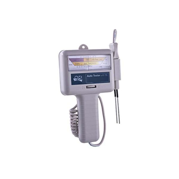 Auto tester medidor de ph y cloro de QP