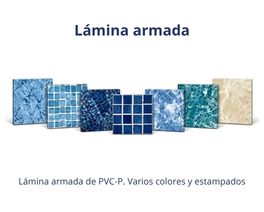 Lámina armada para piscinas en kit